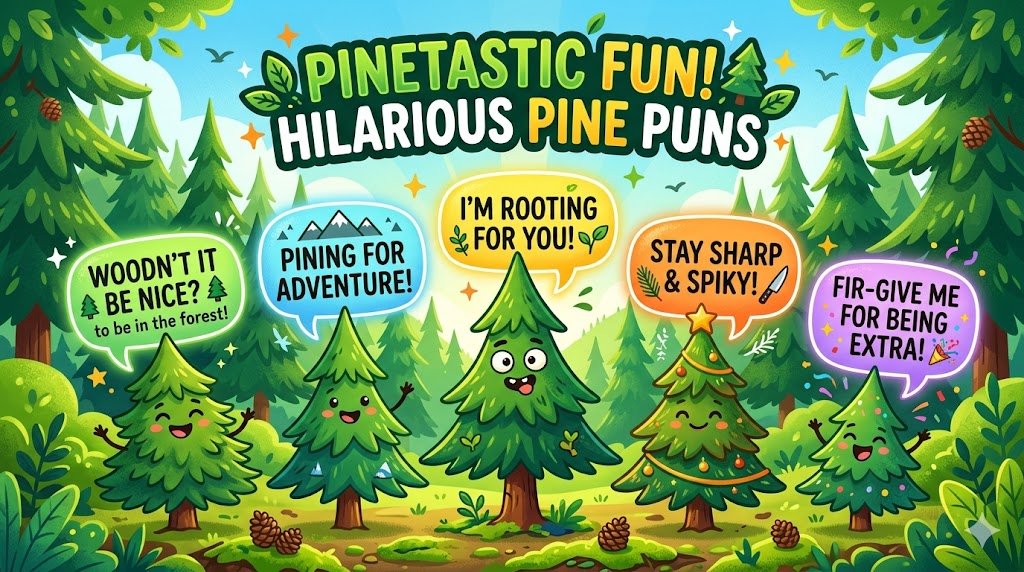 pine tree puns and jokes
