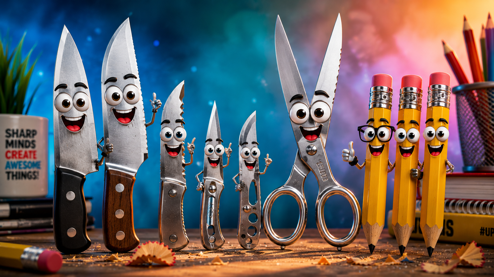 sharp puns and jokes