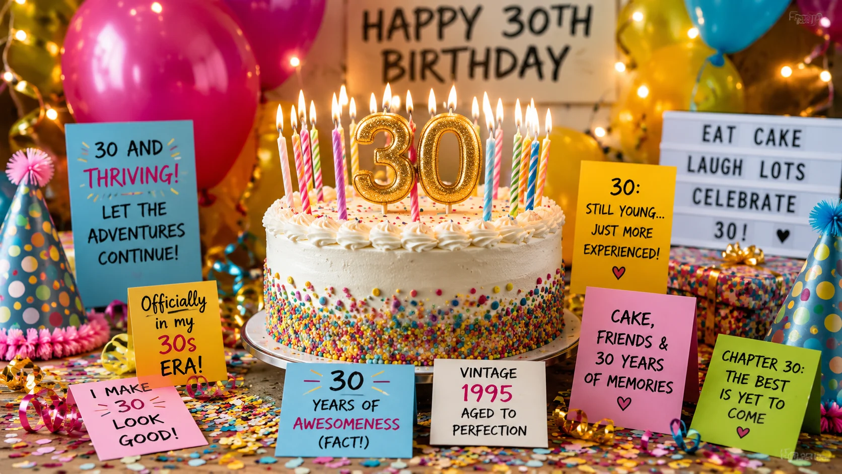 30th birthday puns