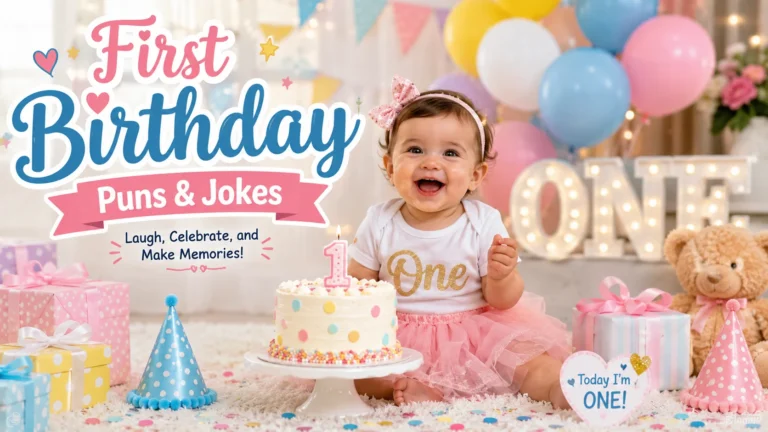 first birthday puns