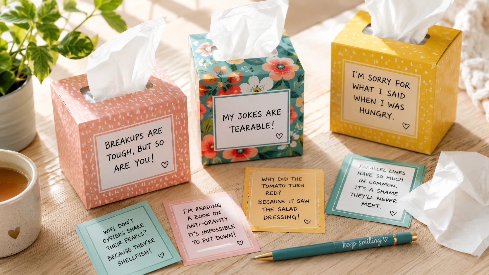 tissue puns and jokes