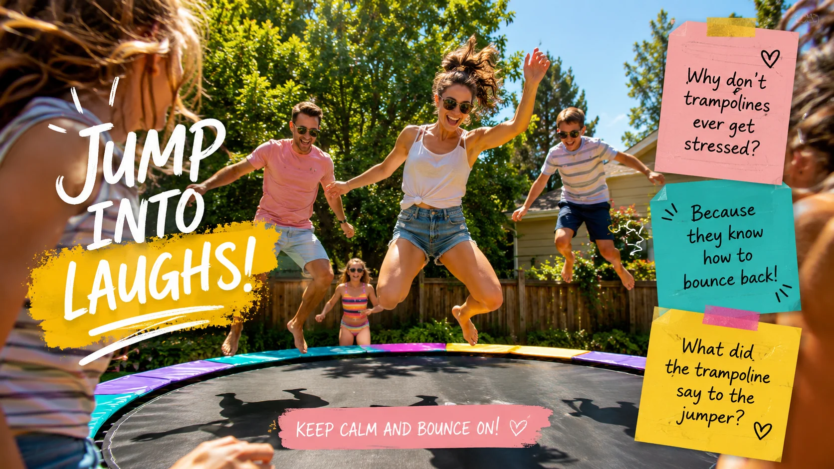 trampoline puns and jokes