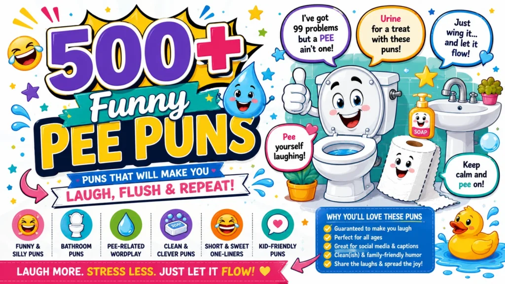 Funny Pee Puns