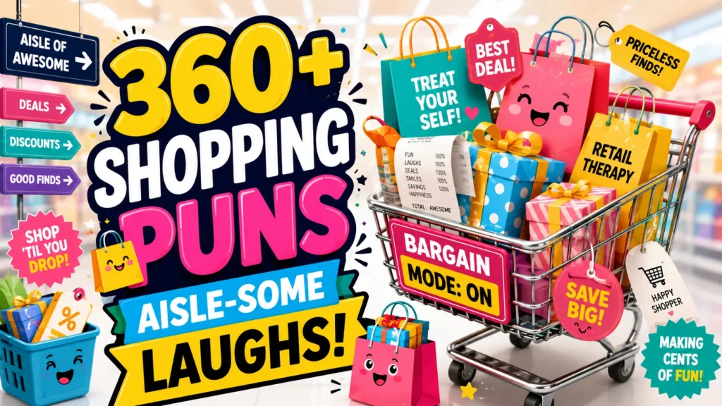 Funny Shopping Puns
