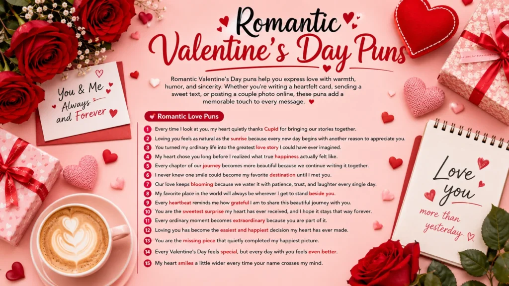 Romantic Valentine's Day Puns