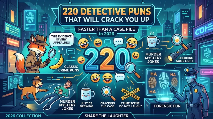 detective puns