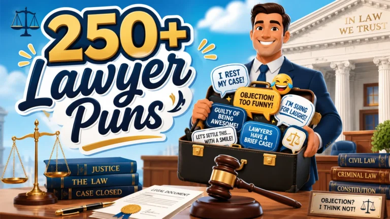 lawyer puns