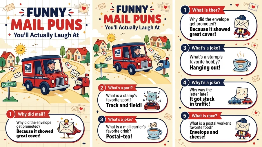 mail puns