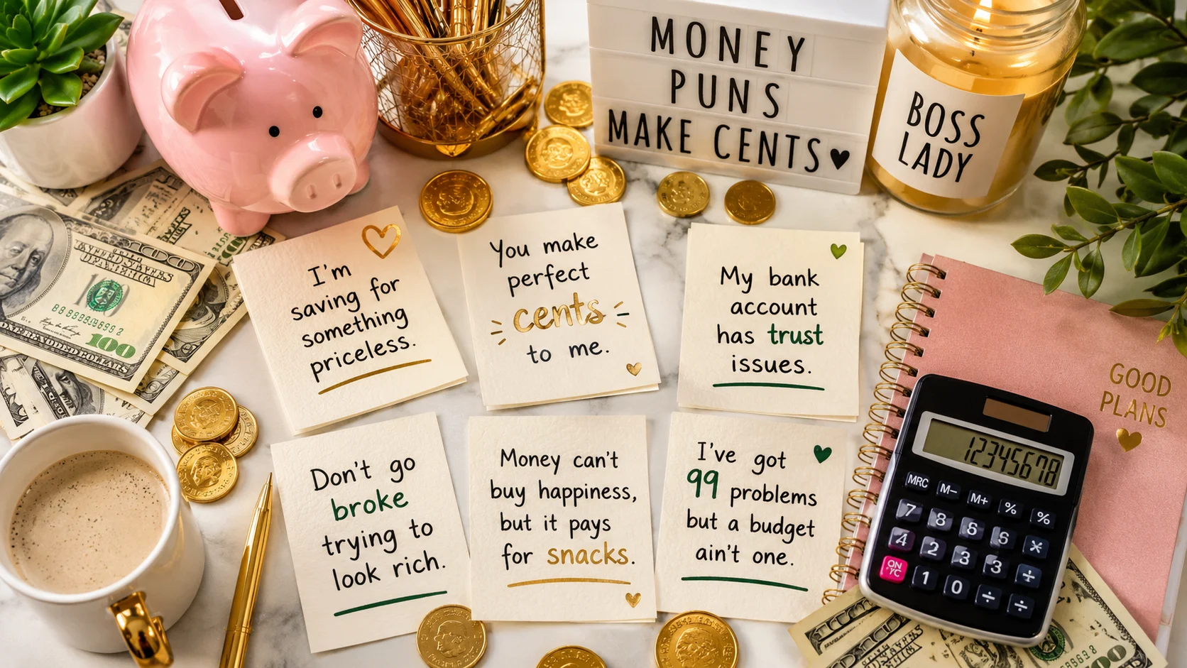money puns