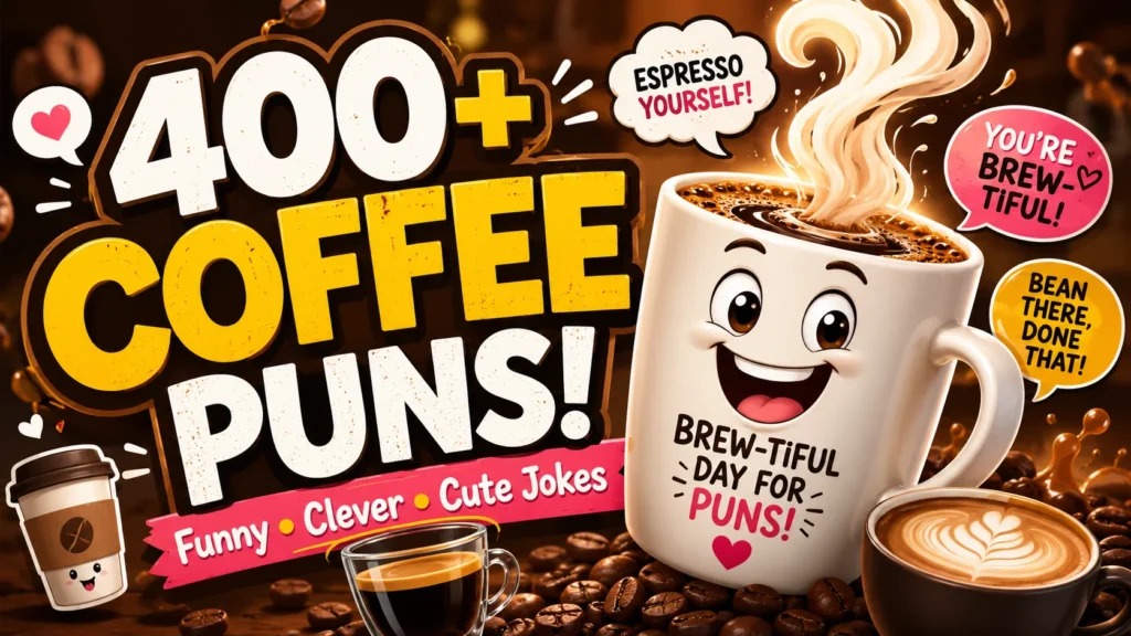 Funny Coffee Puns