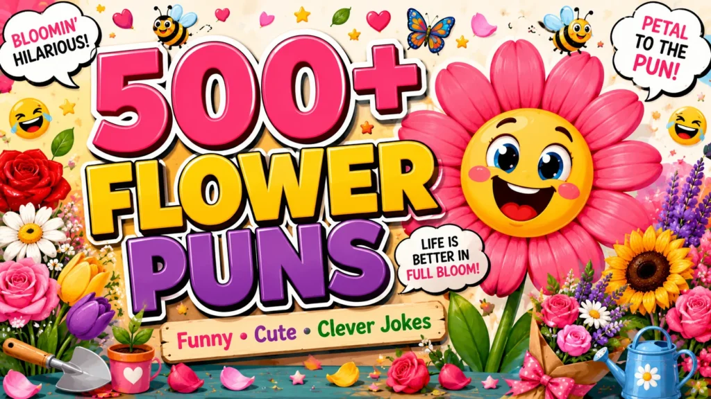 Funny Flower Puns