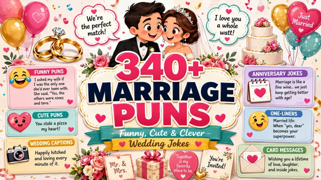 Funny Marriage Puns