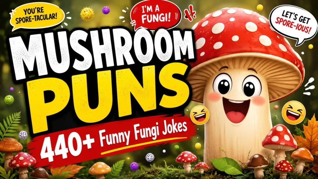 Funny Mushroom Puns