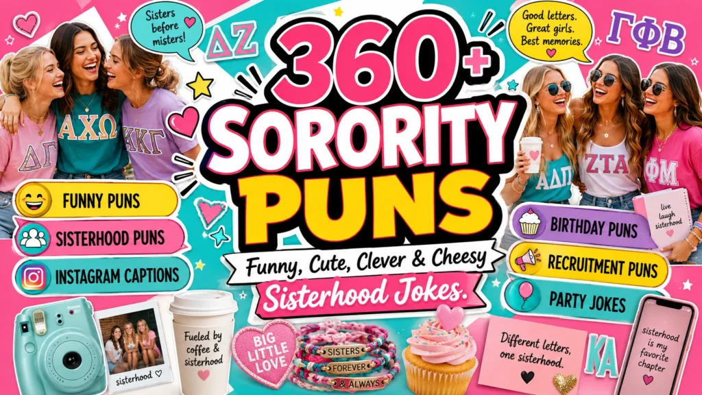 Funny Sorority Puns