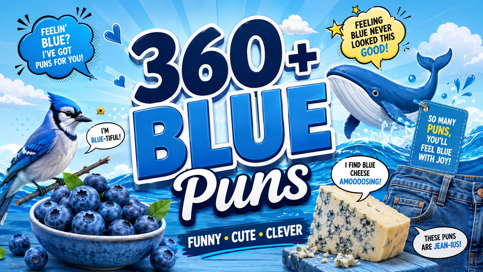 blue puns