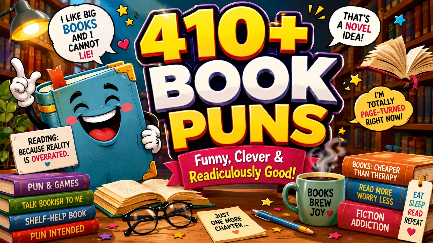 book puns