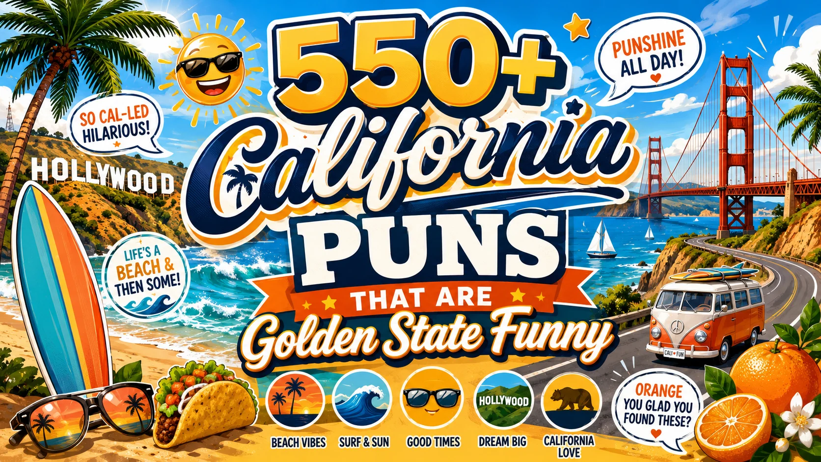 california puns