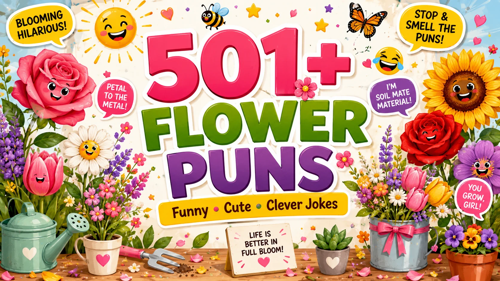 flower puns