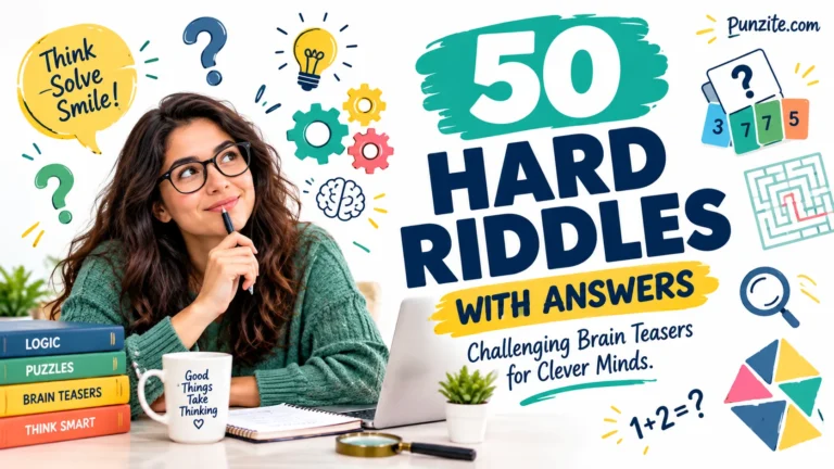 50 hard riddles with answers