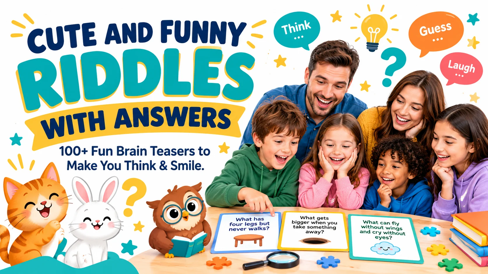 Cute and funny riddles with answers