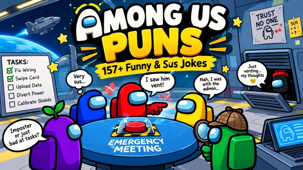 Funny Among Us Puns