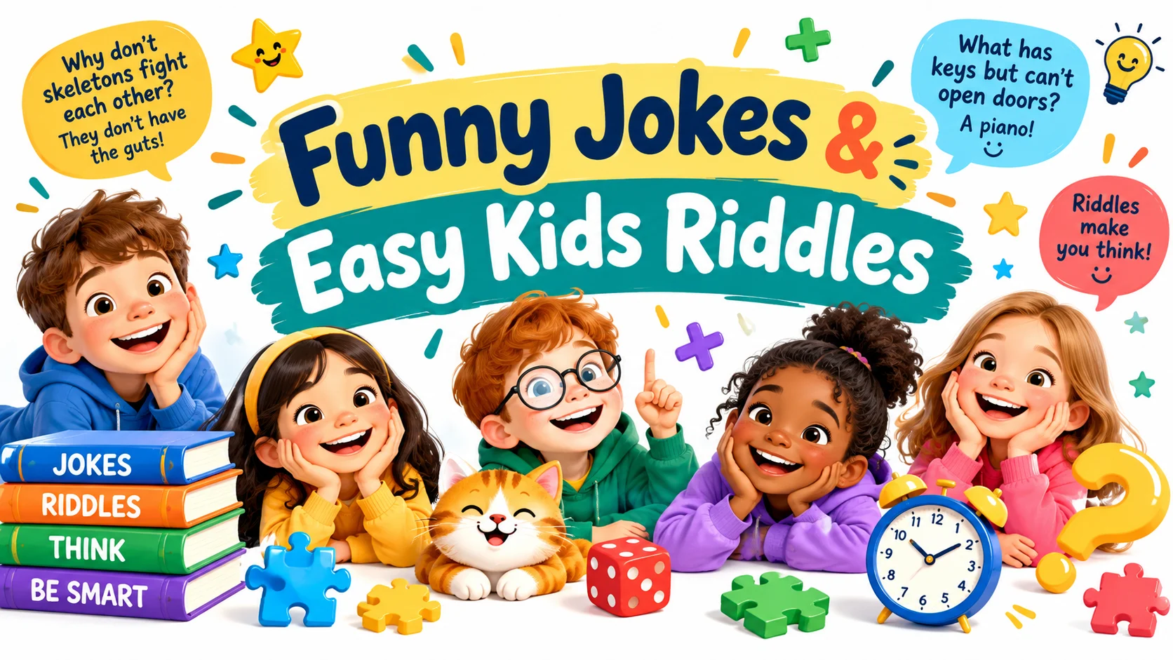 Funny jokes and kids riddles easy