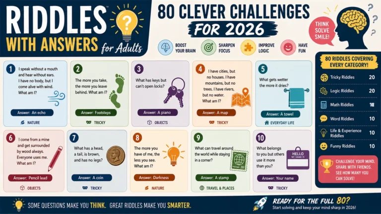 riddles with answers for adults
