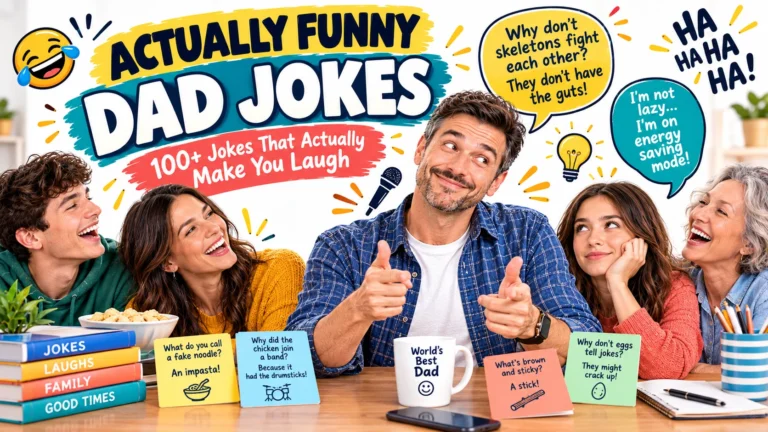 actually funny laugh dad jokes