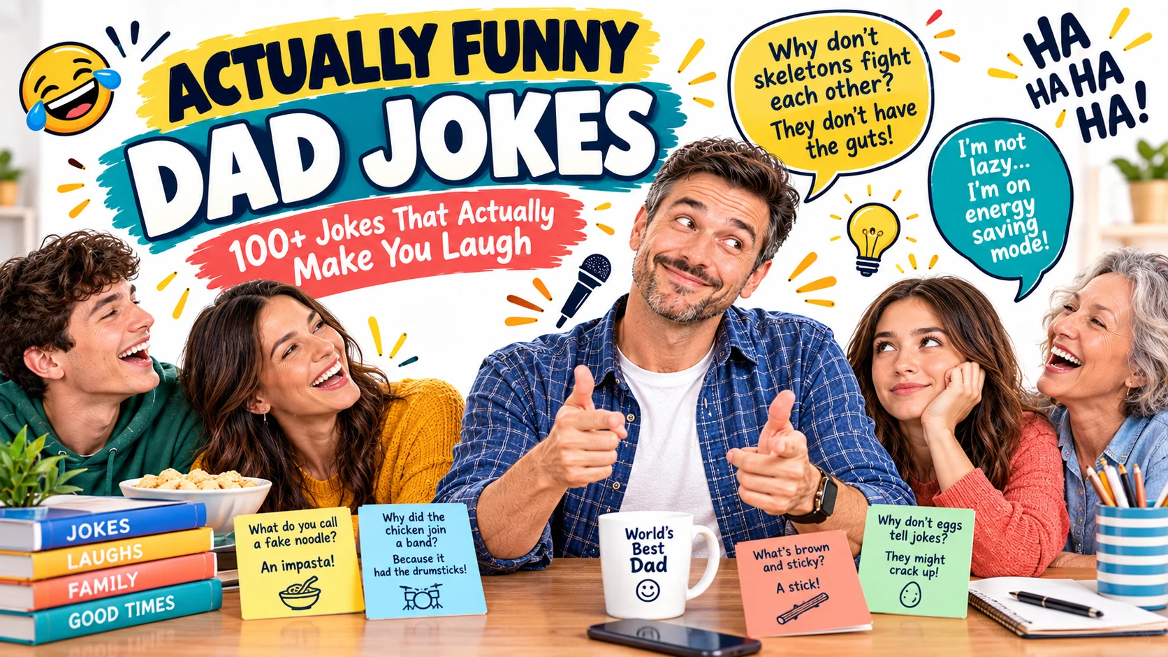 actually funny laugh dad jokes