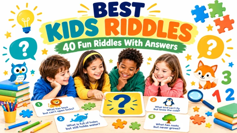 best kids riddles with answers