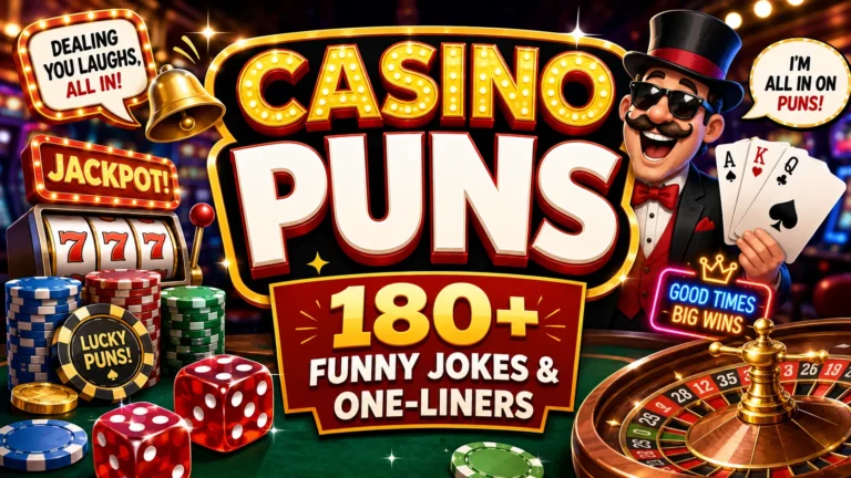 casino puns