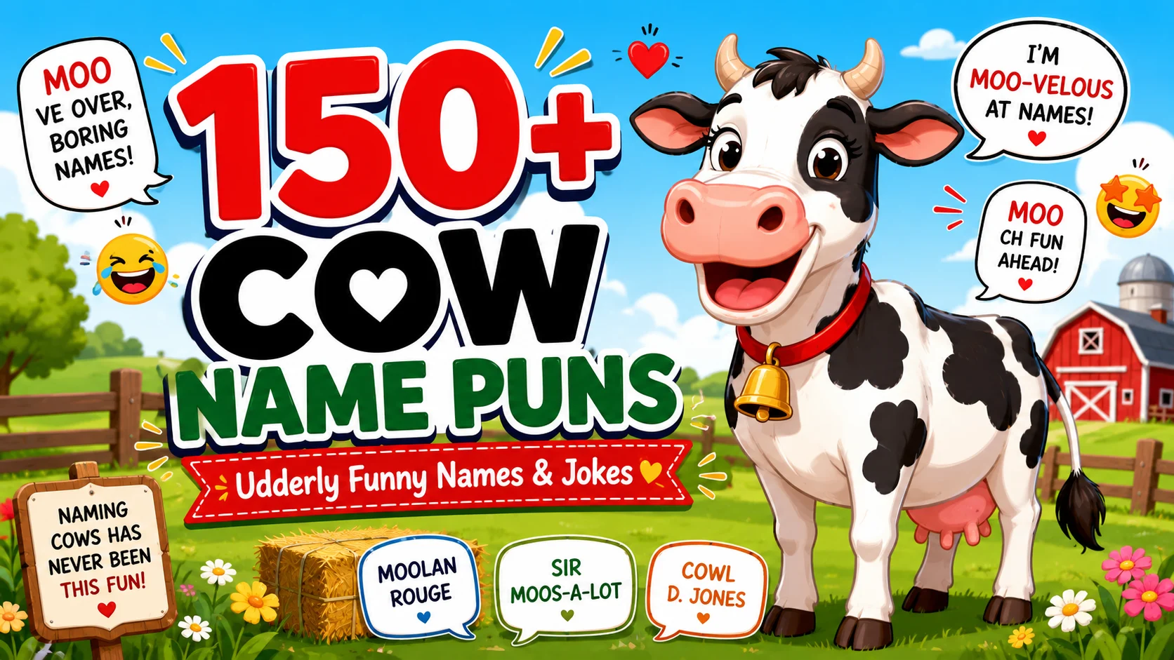 cow name puns