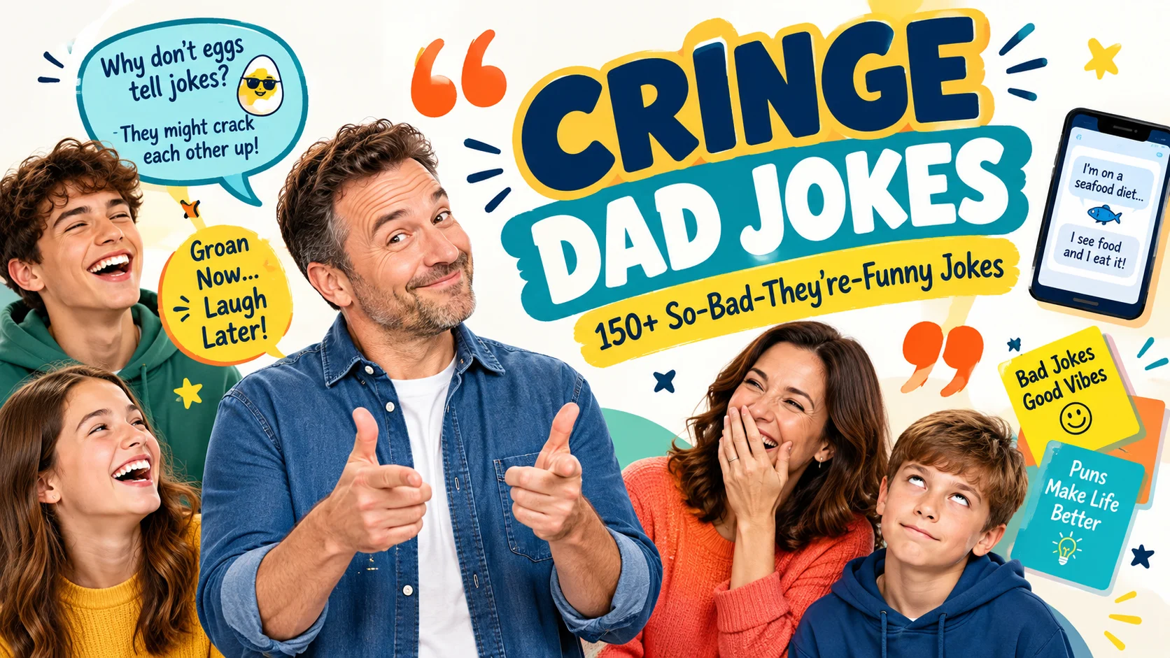 cringe dad jokes