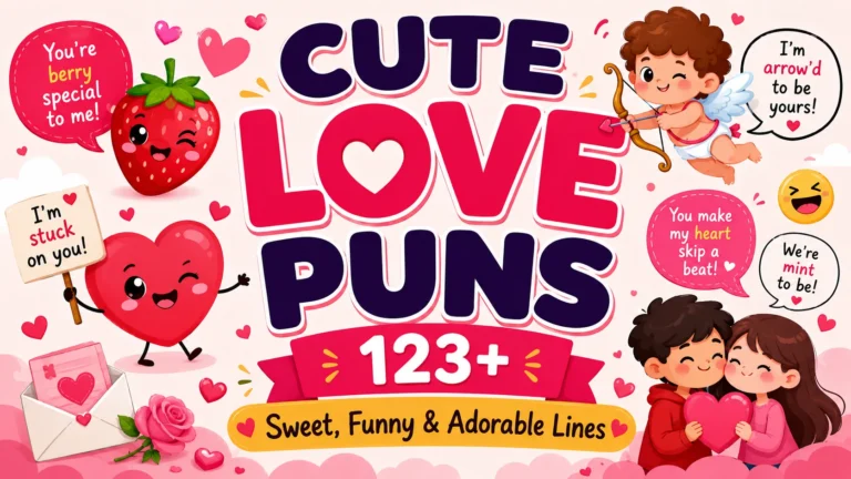 cute love puns