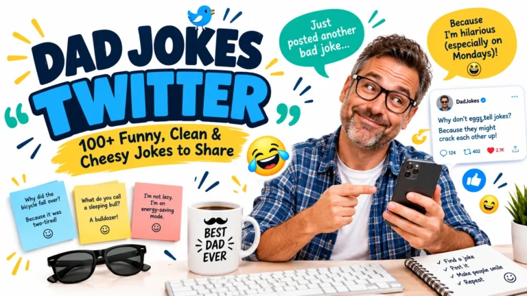 dad jokes twitter
