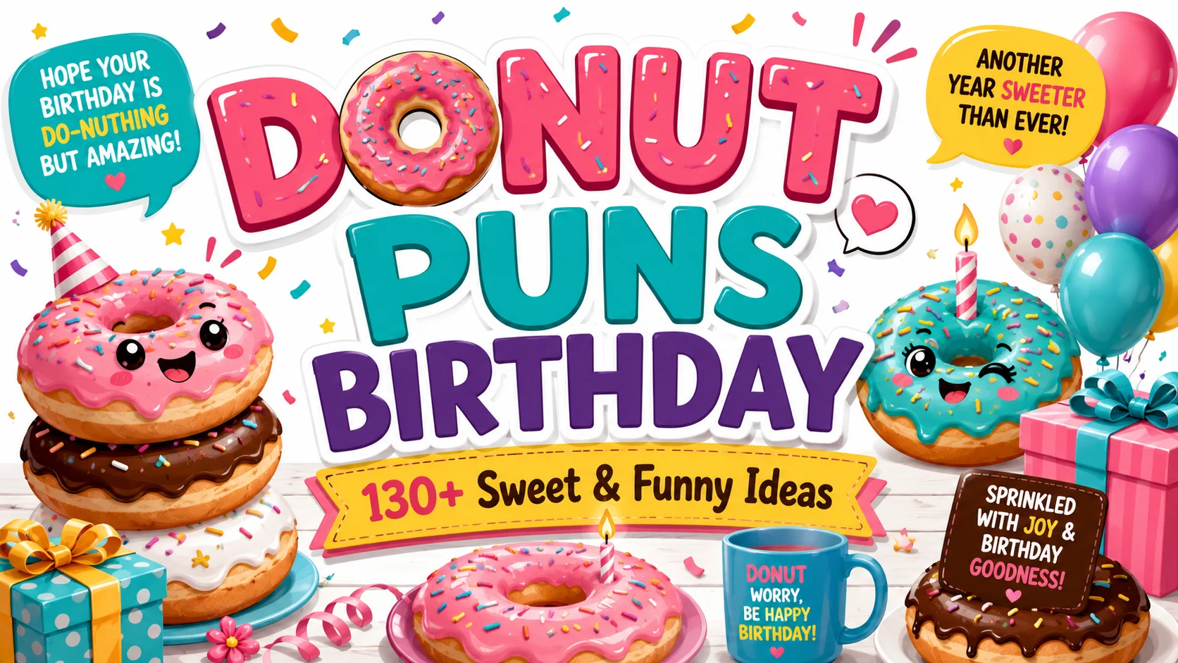 donut puns birthday