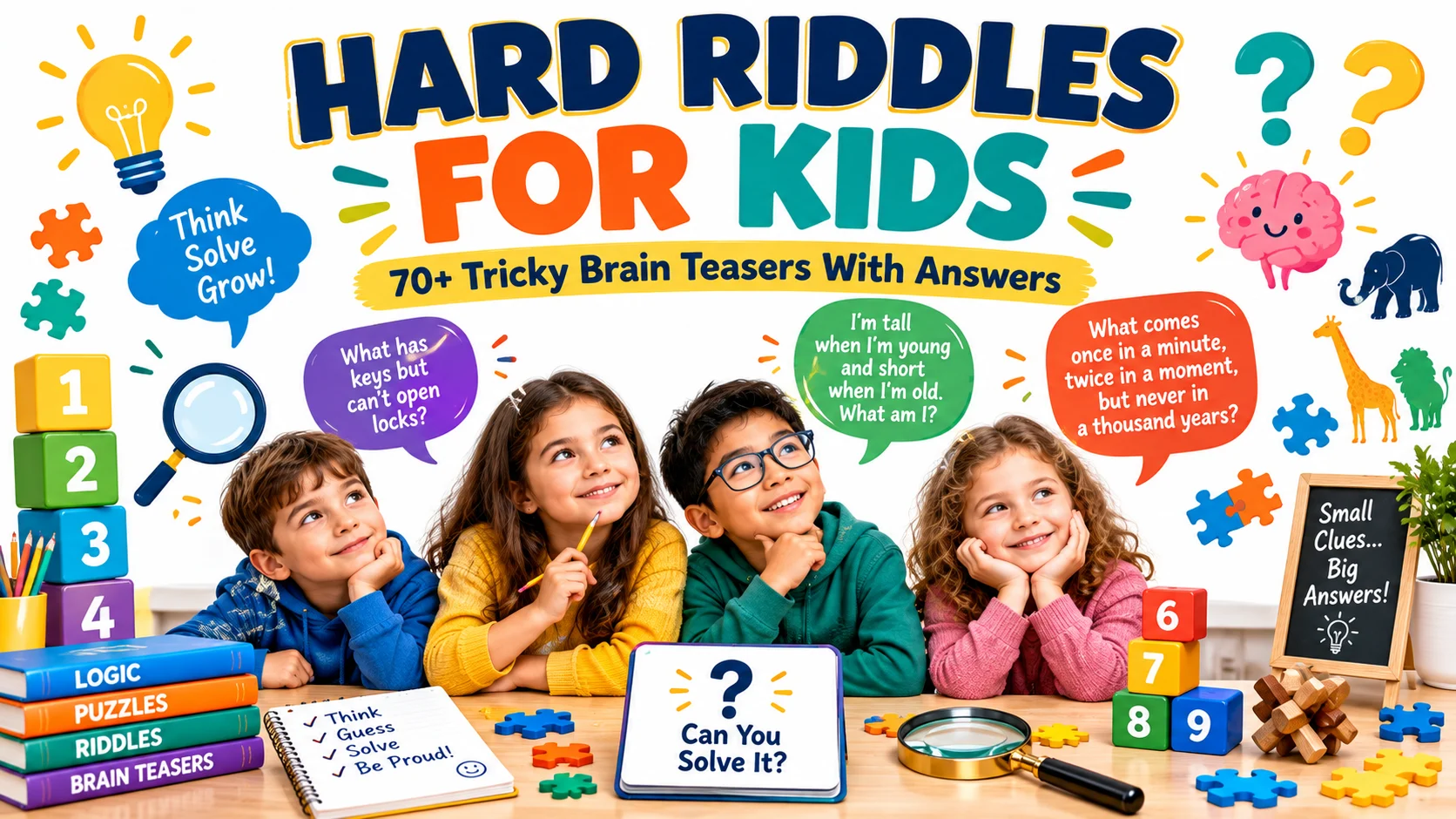hard riddles for kids