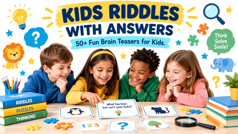 kids riddles with answers