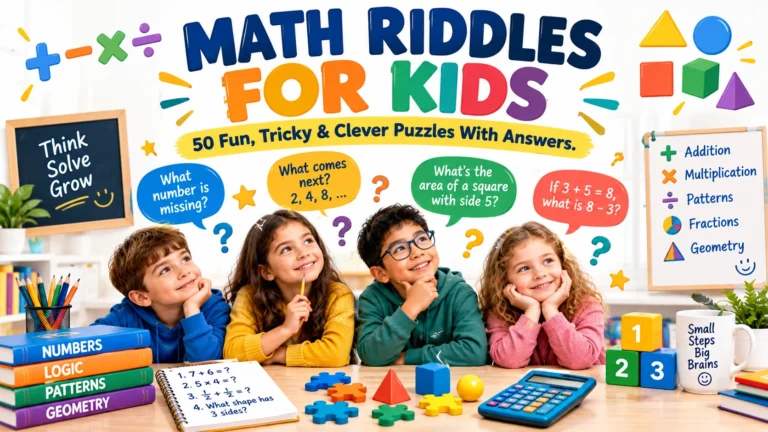 math riddles for kids