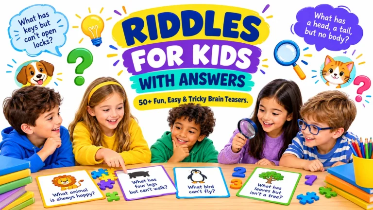riddles for kids with answers
