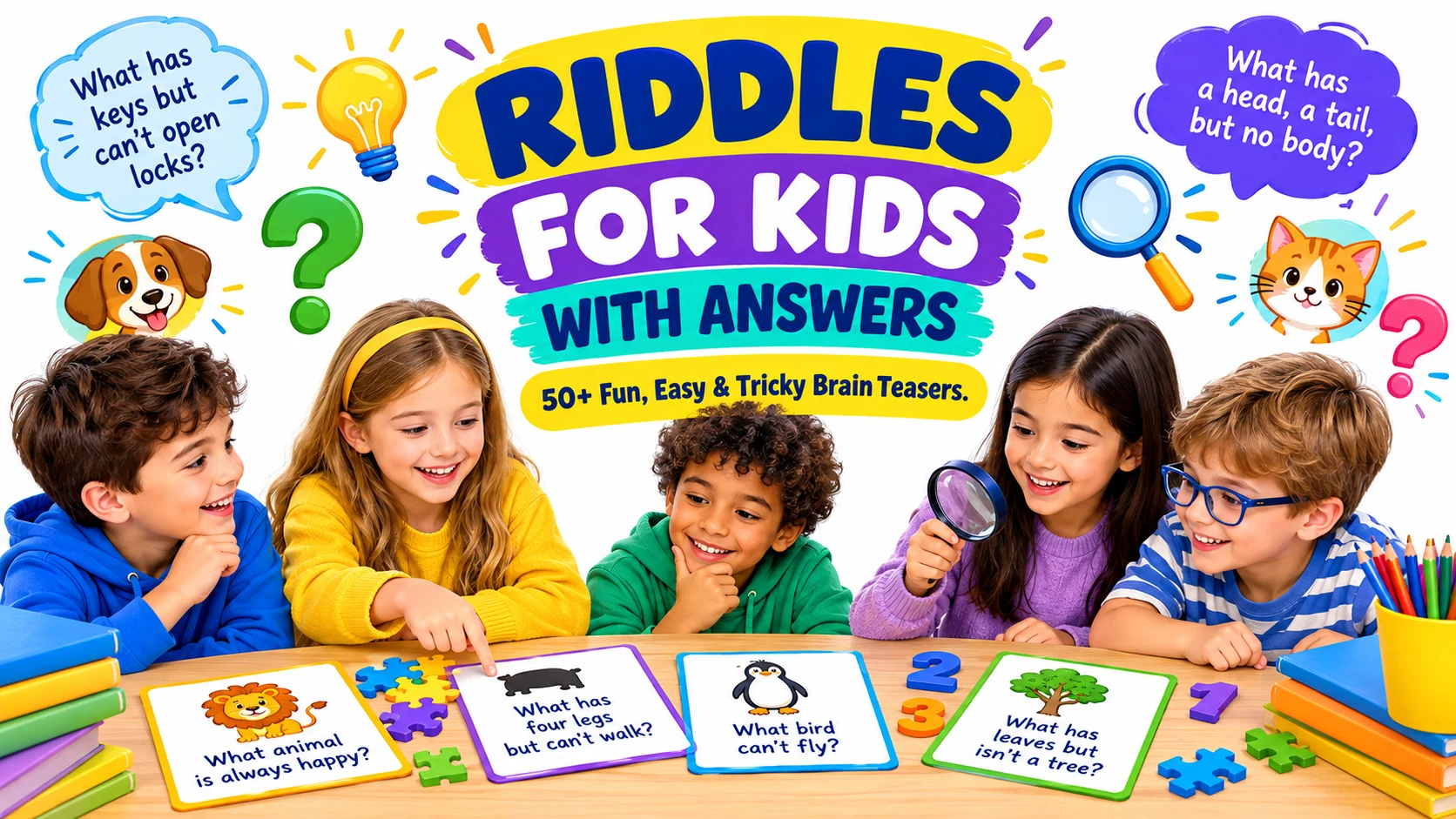 A Simple Riddle 100+ Riddles for Kids With Answers | Fun & Easy For 2026