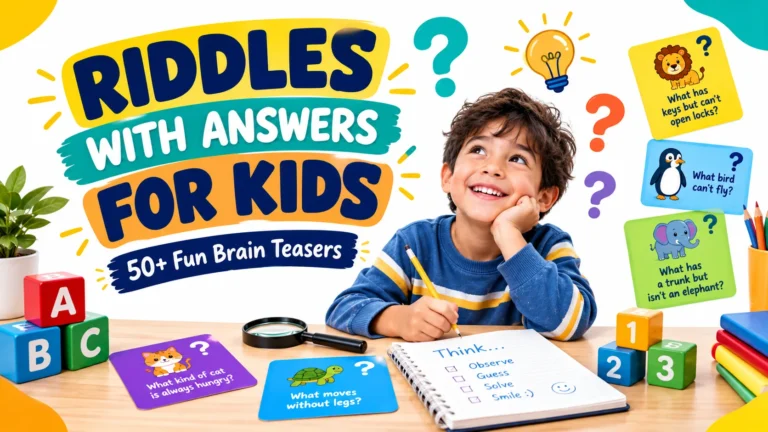riddles with answers for kids