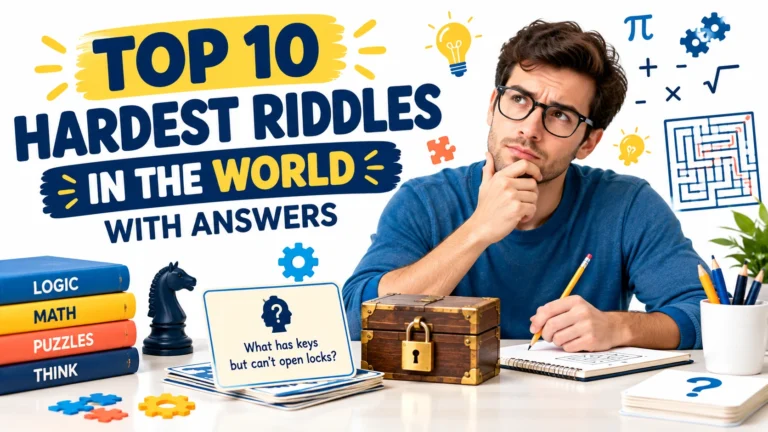 top 10 hardest riddles in the world with answers