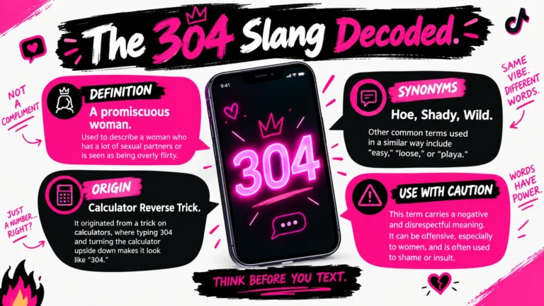 304 meaning slang