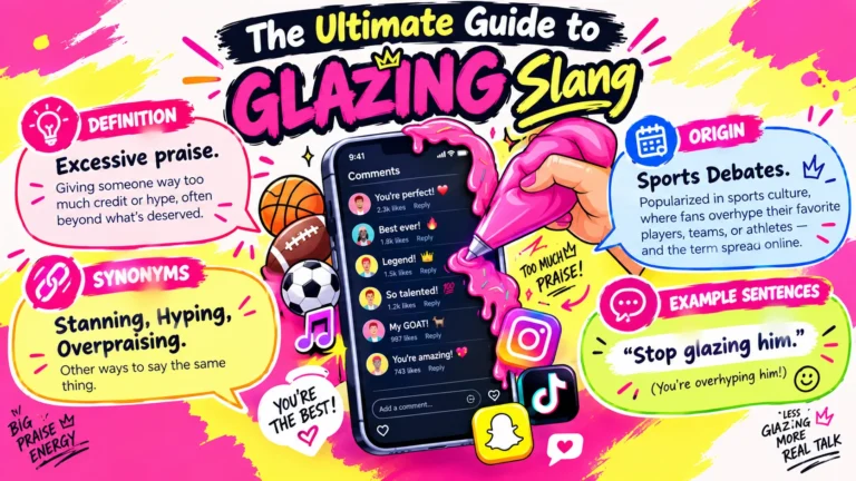 glazing meaning slang