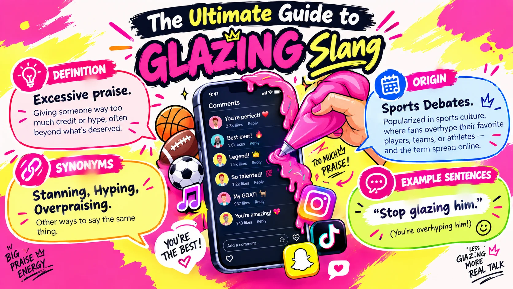 glazing meaning slang