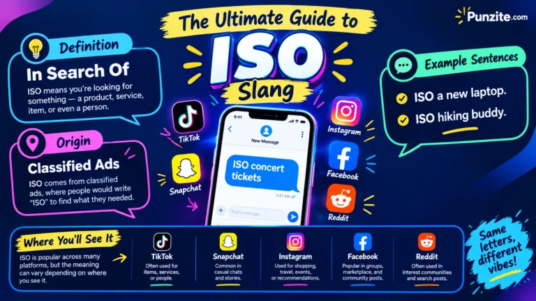 iso meaning slang