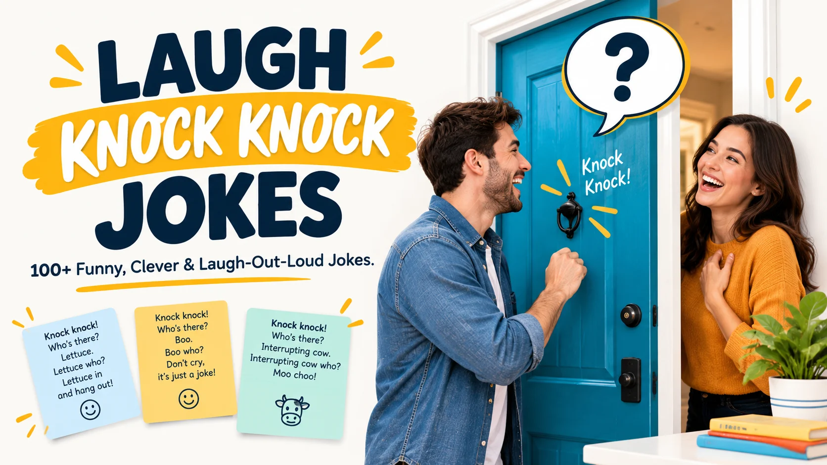 laugh knock knock jokes